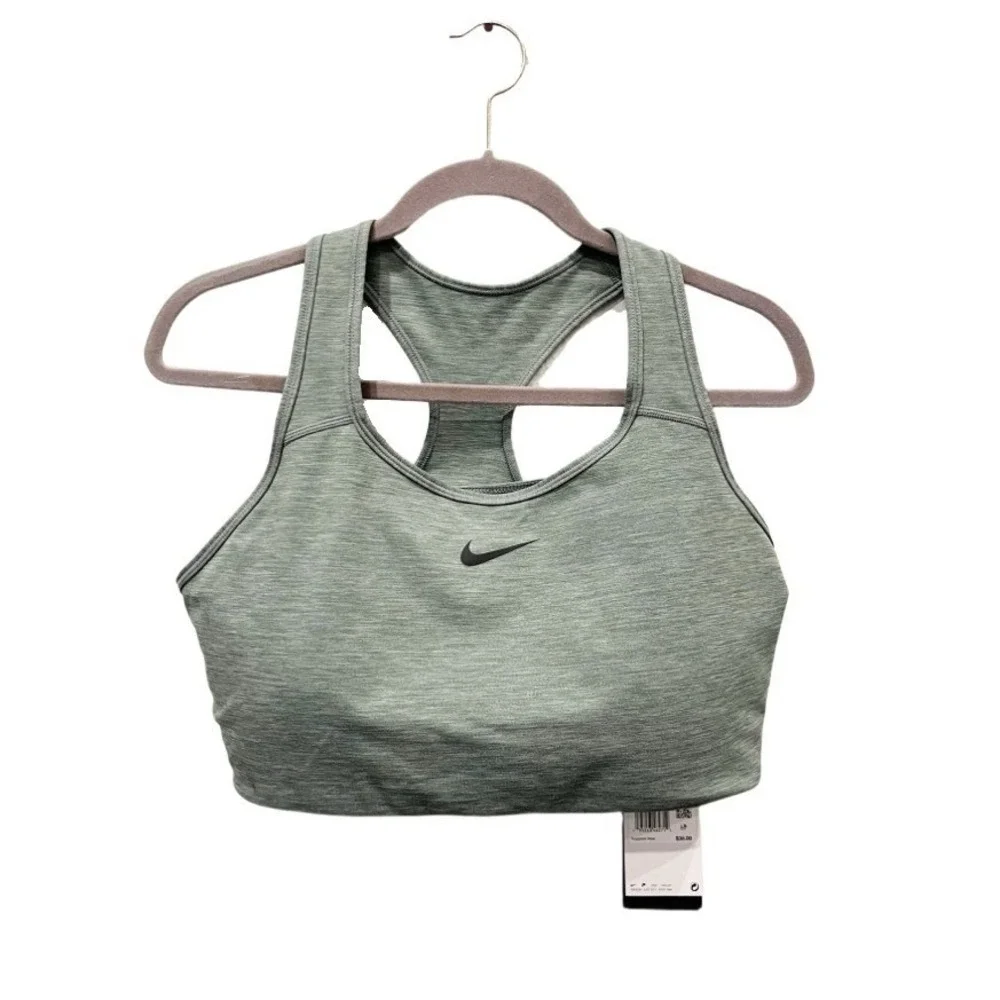 Nike‎ Dri-FIT Center Swoosh Padded Racerback Sports Bra Size 1X NWT